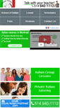 Mobile Screenshot of italian-courses-montreal.com